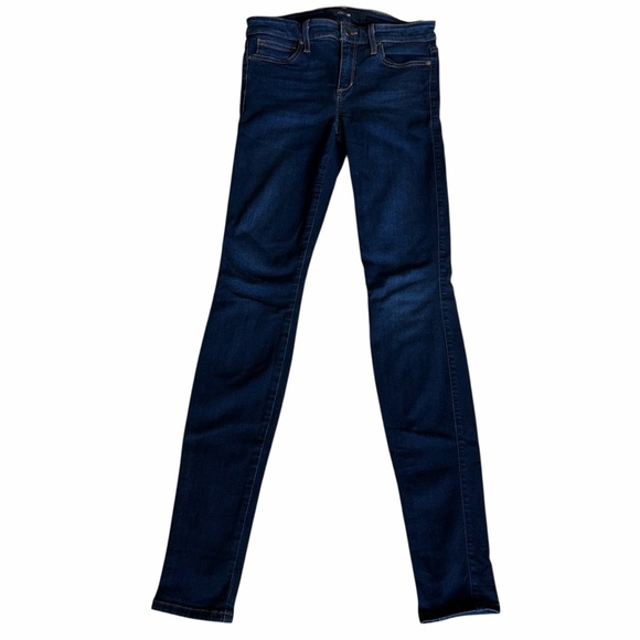 Joes Jeans The Skinny Mid Rise Dark Wash Stretch Denim Yasmin Sz 28 Minimalist - Picture 2 of 12